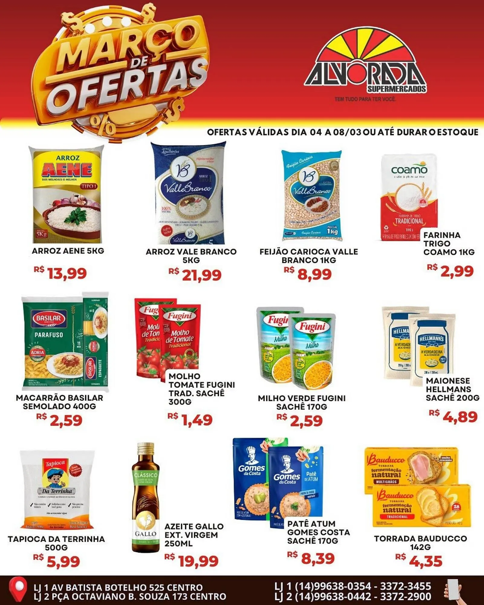 Encarte de Catálogo Alvorada Supermercados 4 de março até 8 de março 2026 - Pagina 1
