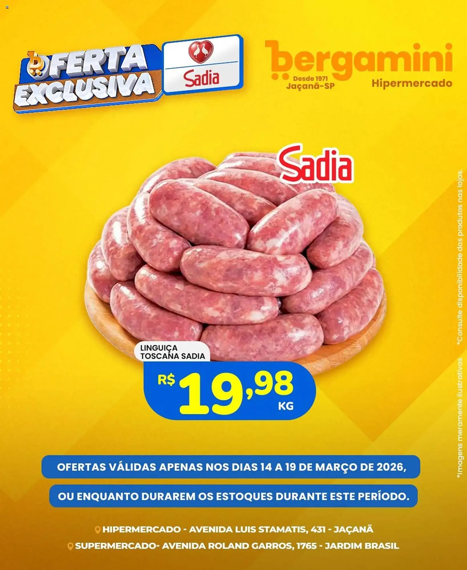Encarte de Catálogo Supermercado Bergamini 14 de março até 19 de março 2026 - Pagina 2