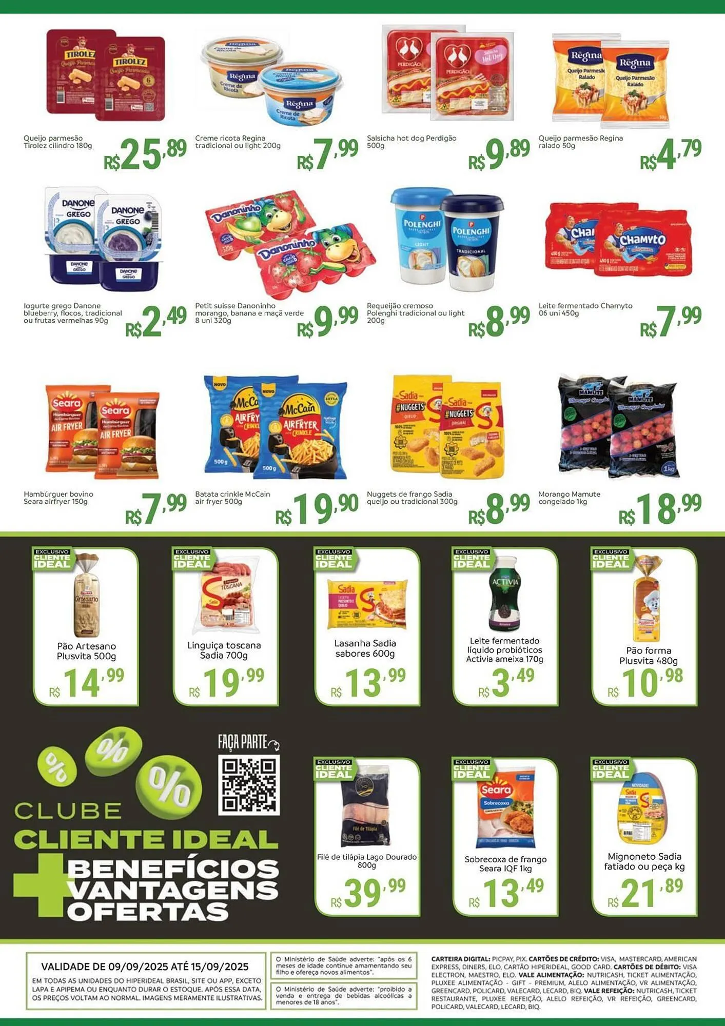 Encarte de Catálogo Hiperideal Supermercados 11 de setembro até 15 de setembro 2025 - Pagina 2