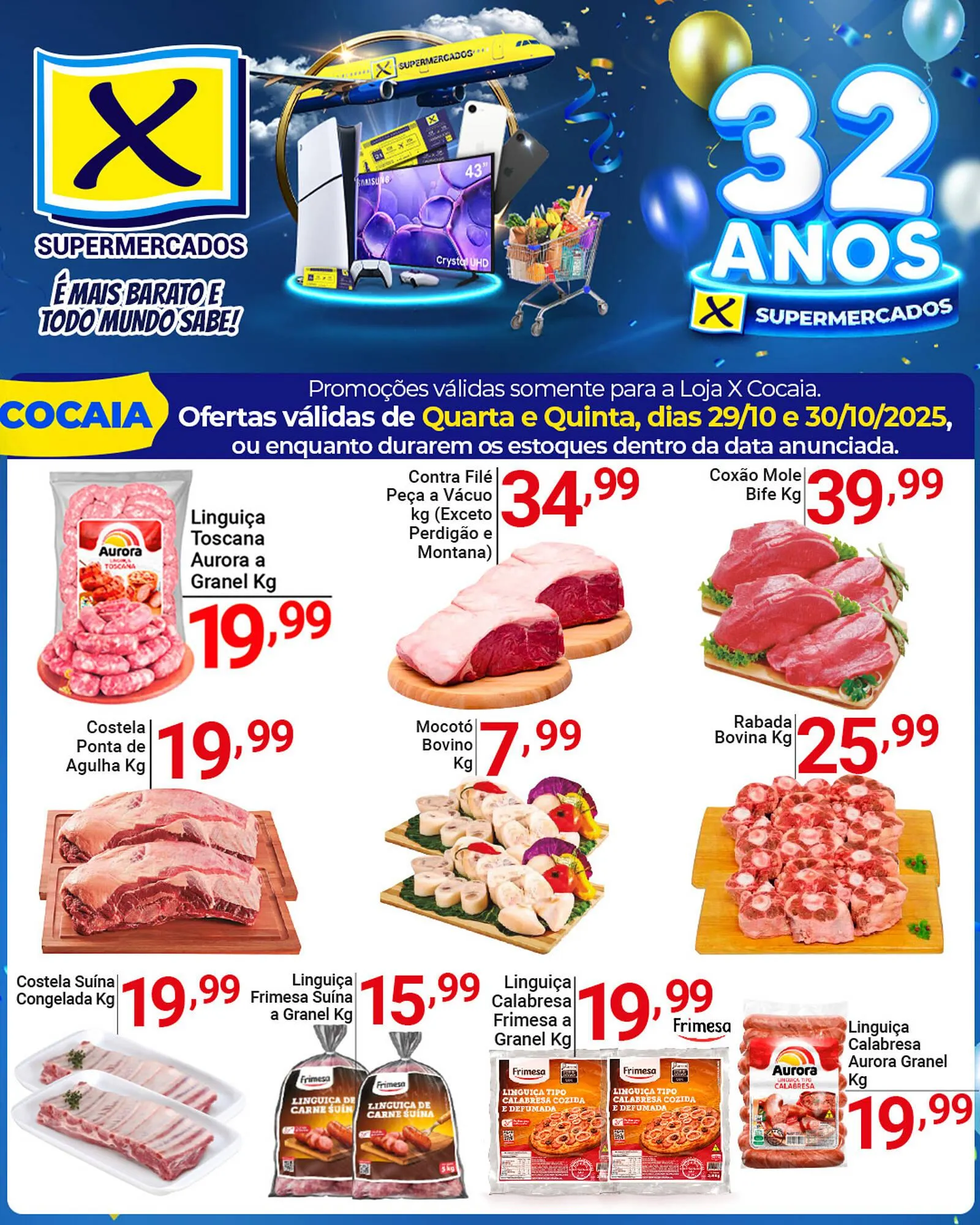 Folheto X Supermercados - 1