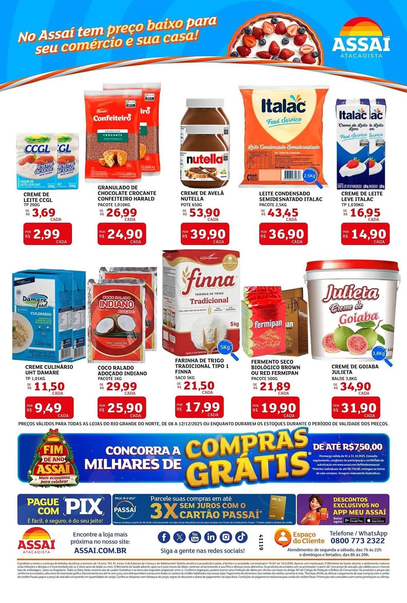 Encarte de Encarte Assaí Atacadista 9 de dezembro até 12 de dezembro 2025 - Pagina 2