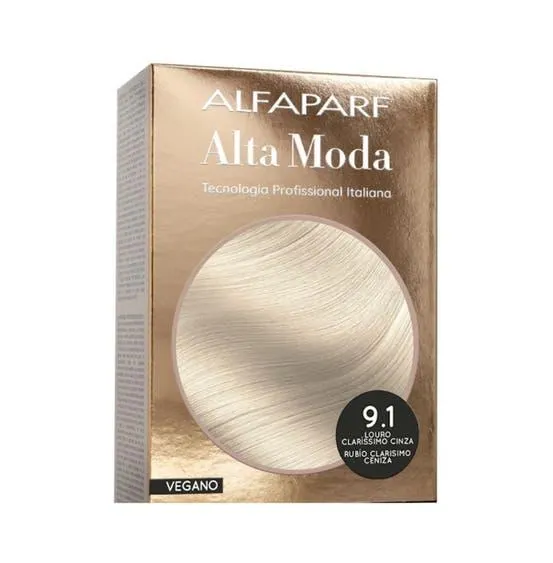 Tintura Alta Moda Color Sem Amônia 9.1 Louro Clarissimo Cinza