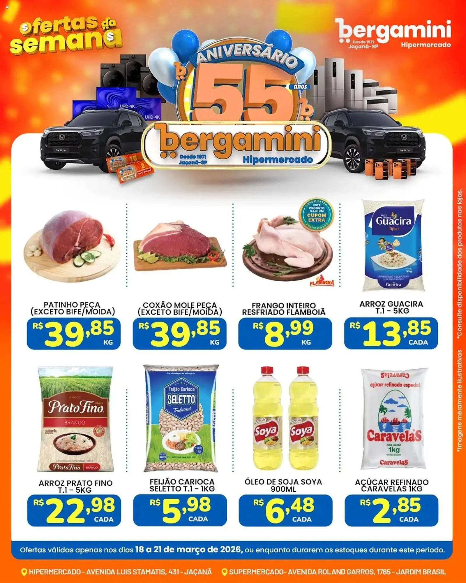 Encarte de Catálogo Supermercado Bergamini 18 de março até 21 de março 2026 - Pagina 1