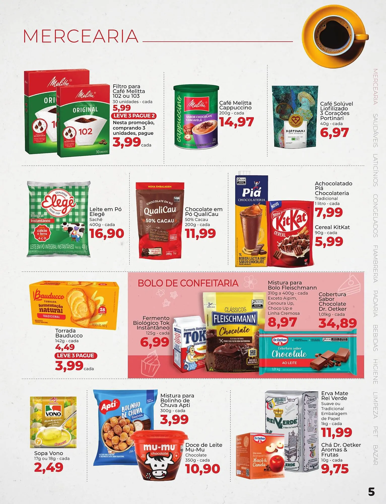 Encarte de Catálogo Supermercados Andreazza 16 de julho até 19 de julho 2025 - Pagina 5