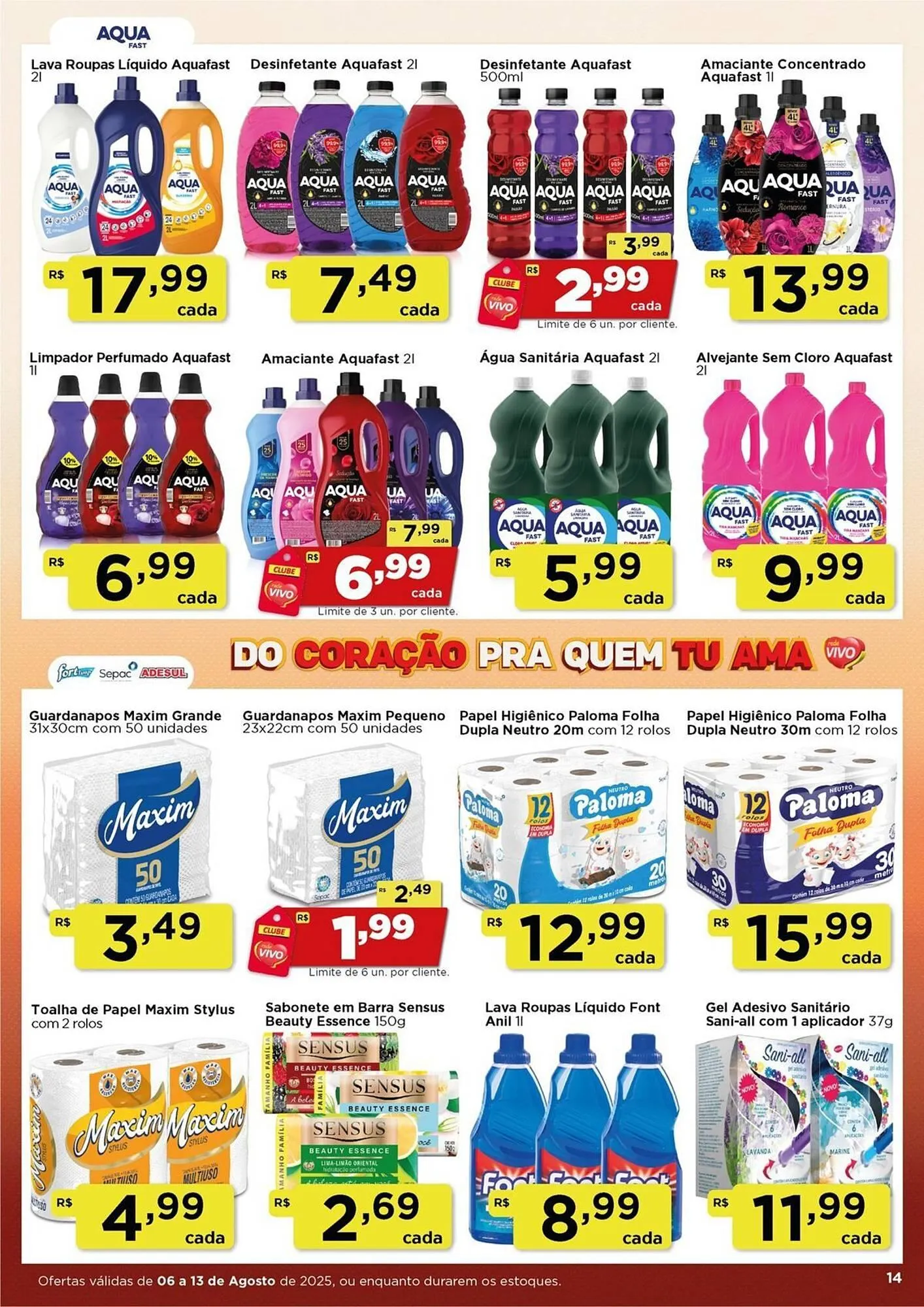 Encarte de Catálogo Rede Vivo 6 de agosto até 13 de agosto 2025 - Pagina 1