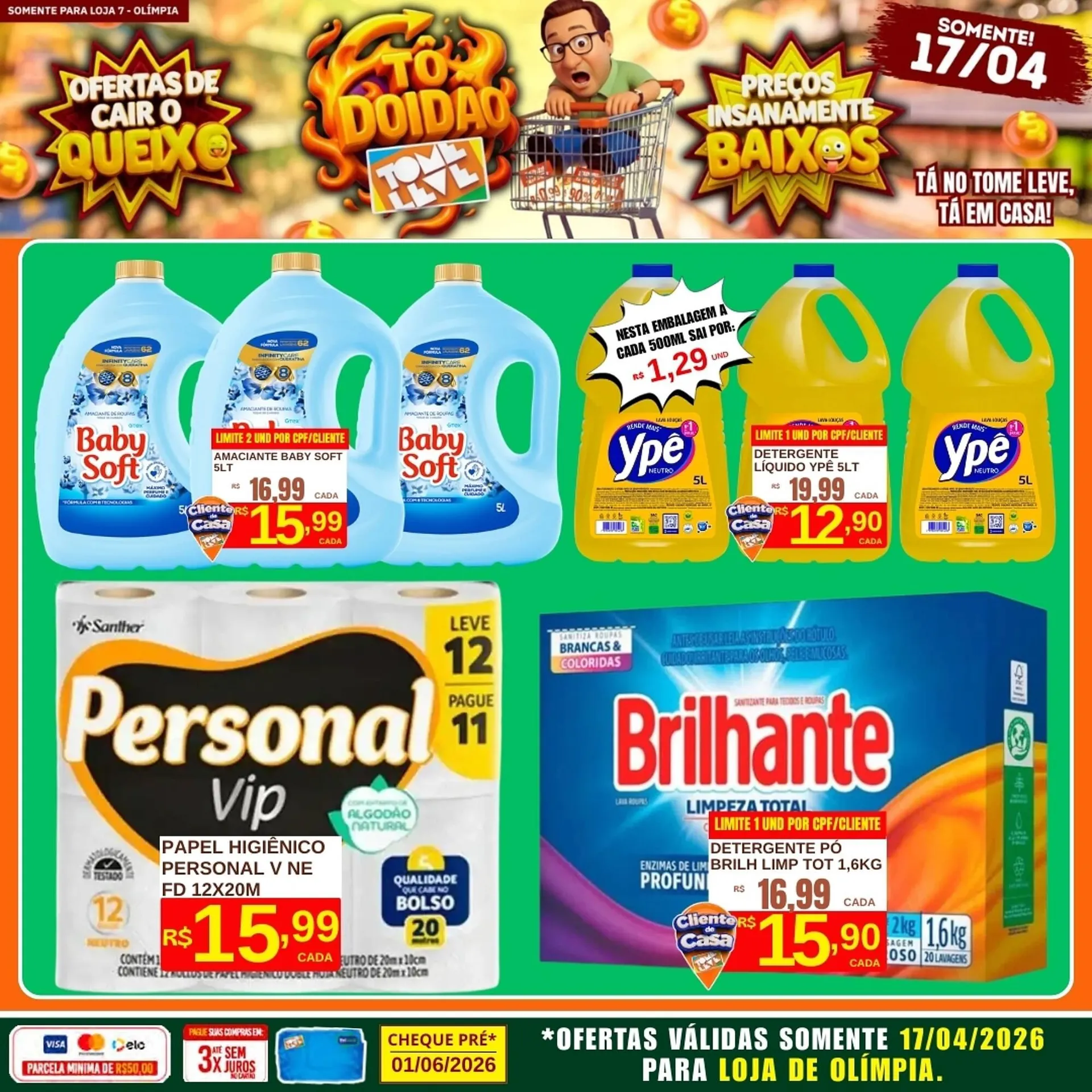 Encarte de Catálogo Tome Leve 17 de abril até 17 de abril 2026 - Pagina 3