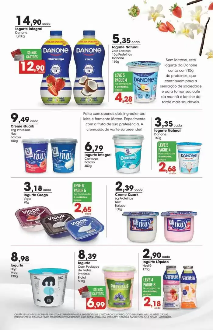 Encarte de Edição Especial Volante Iogurtes 2025 28 de janeiro até 16 de fevereiro 2025 - Pagina 5