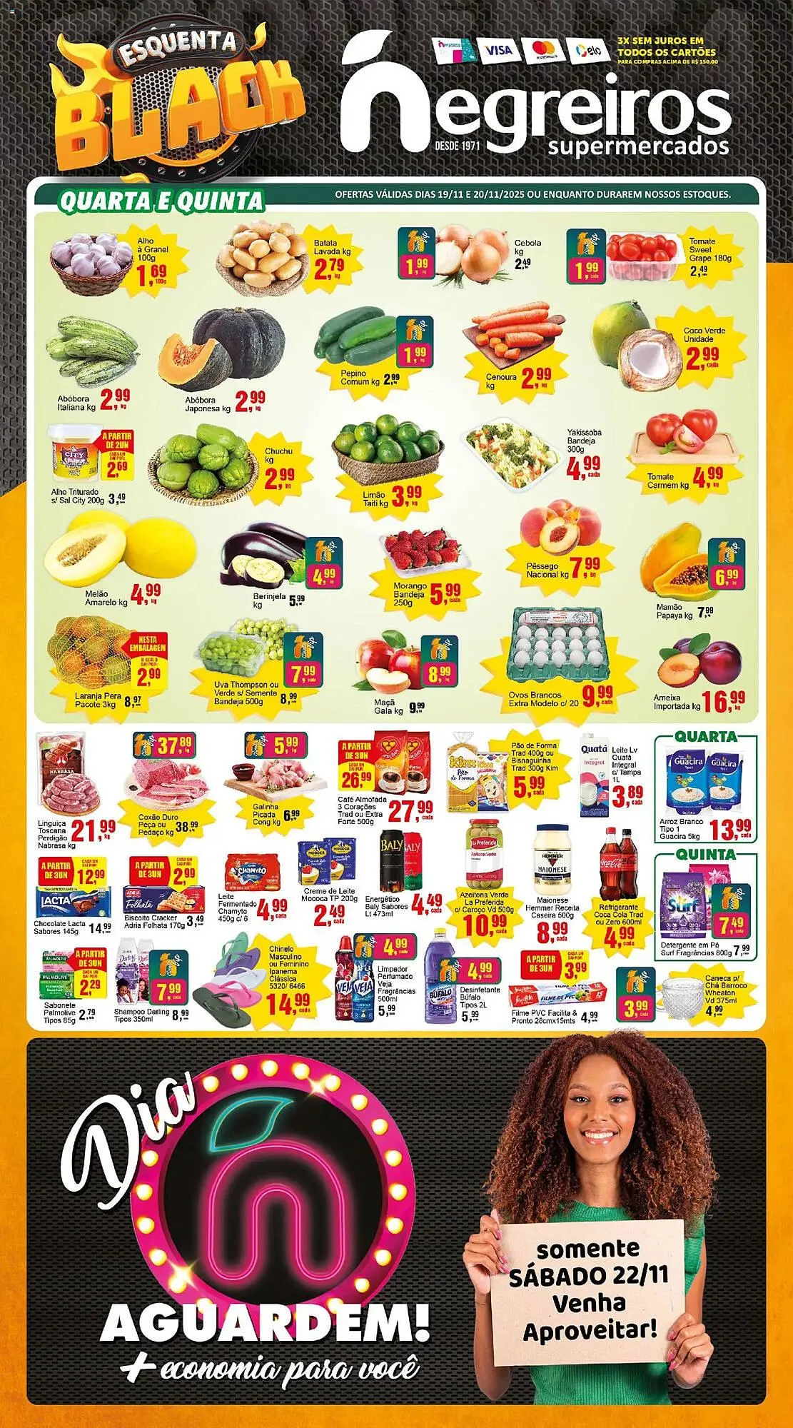 Encarte de Folheto Negreiros 19 de novembro até 25 de novembro 2025 - Pagina 1