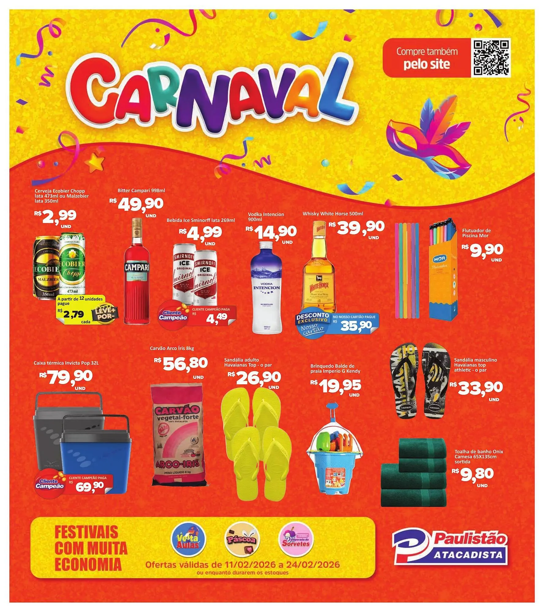 Encarte de Catálogo Paulistão Supermercados 11 de fevereiro até 24 de fevereiro 2026 - Pagina 1