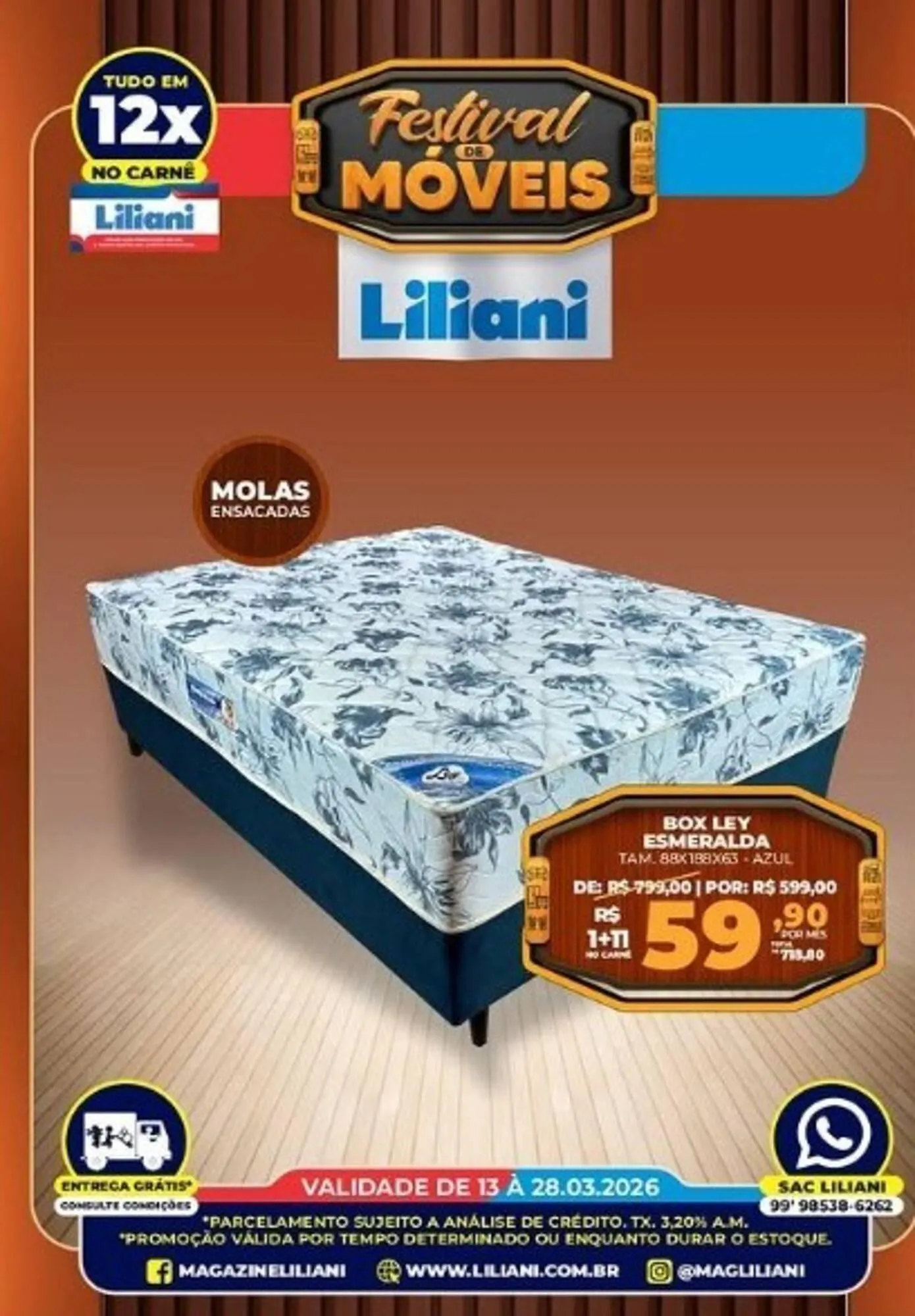 Encarte de Magazine Liliani 27 de março até 28 de março 2026 - Pagina 10