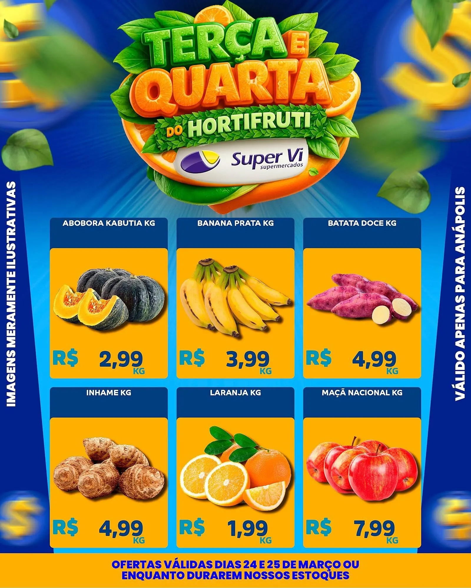Encarte de Catálogo Super Vi Supermercados 24 de março até 25 de março 2026 - Pagina 1