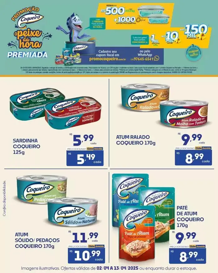 Encarte de Pechinchas e ofertas atuais 8 de abril até 30 de abril 2025 - Pagina 1