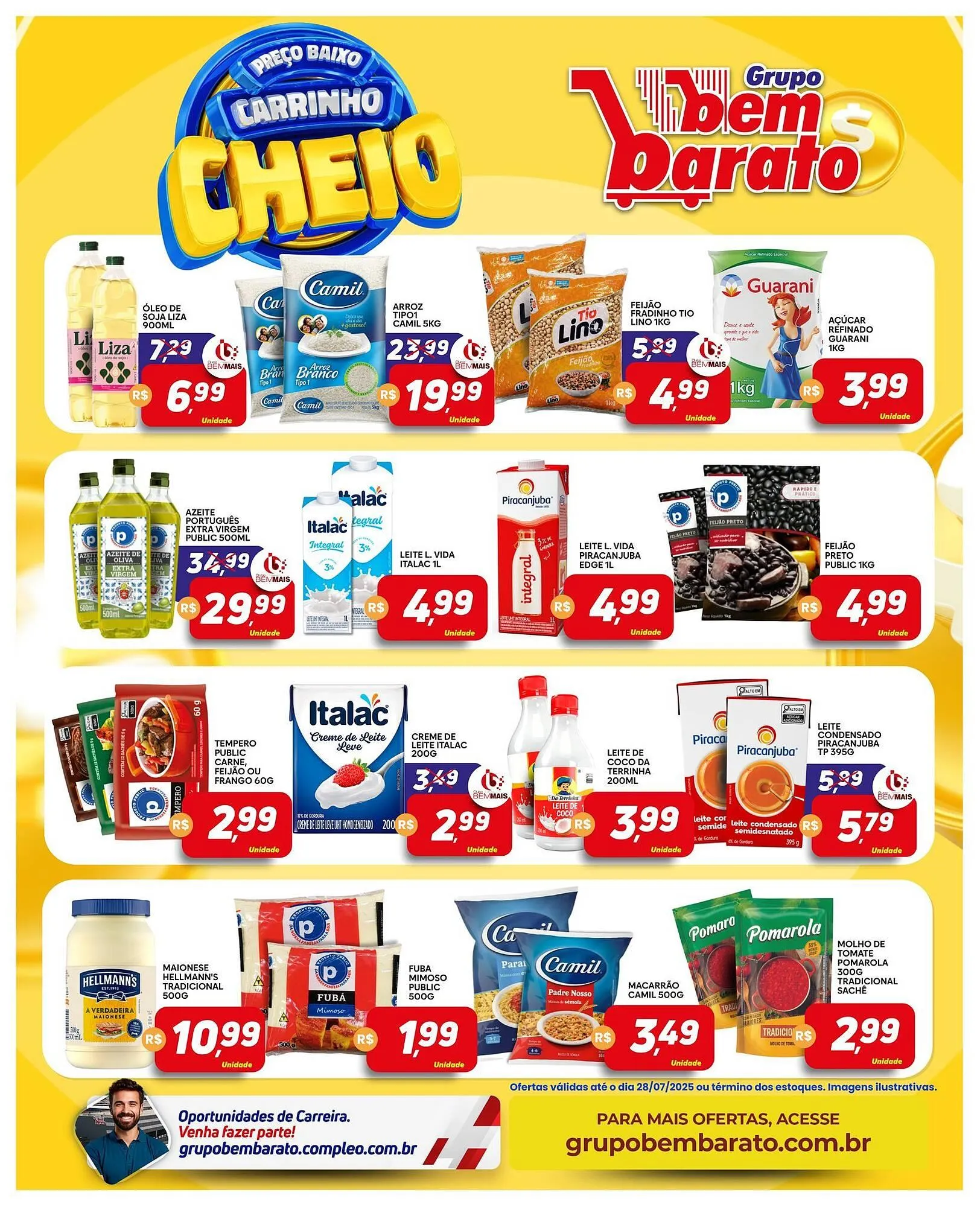 Encarte de Catálogo Supermercado Bem Barato 22 de julho até 28 de julho 2025 - Pagina 2
