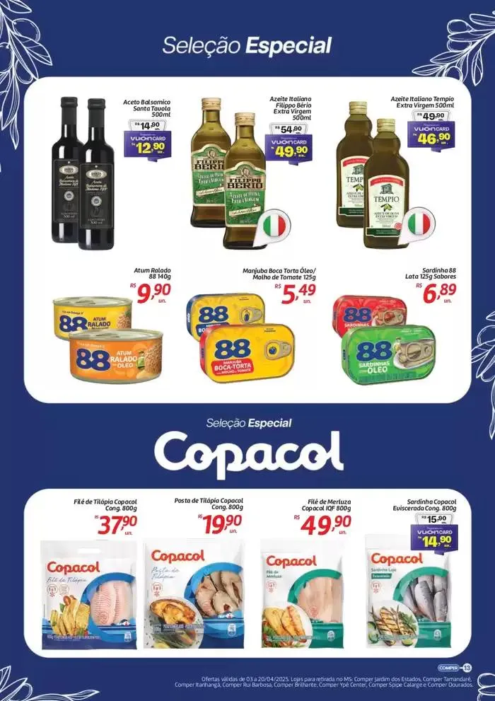 Encarte de Delícias de Páscoa Comper 7 de abril até 20 de abril 2025 - Pagina 13