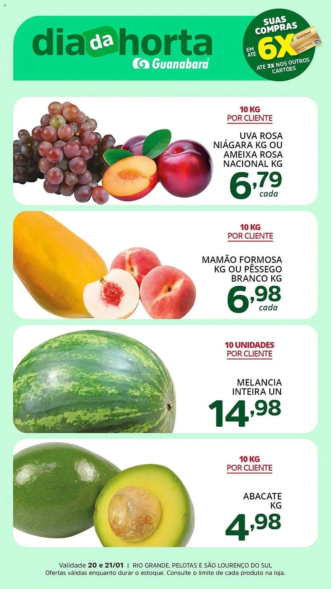 Encarte de Encarte Supermercados Guanabara 20 de janeiro até 21 de janeiro 2026 - Pagina 2