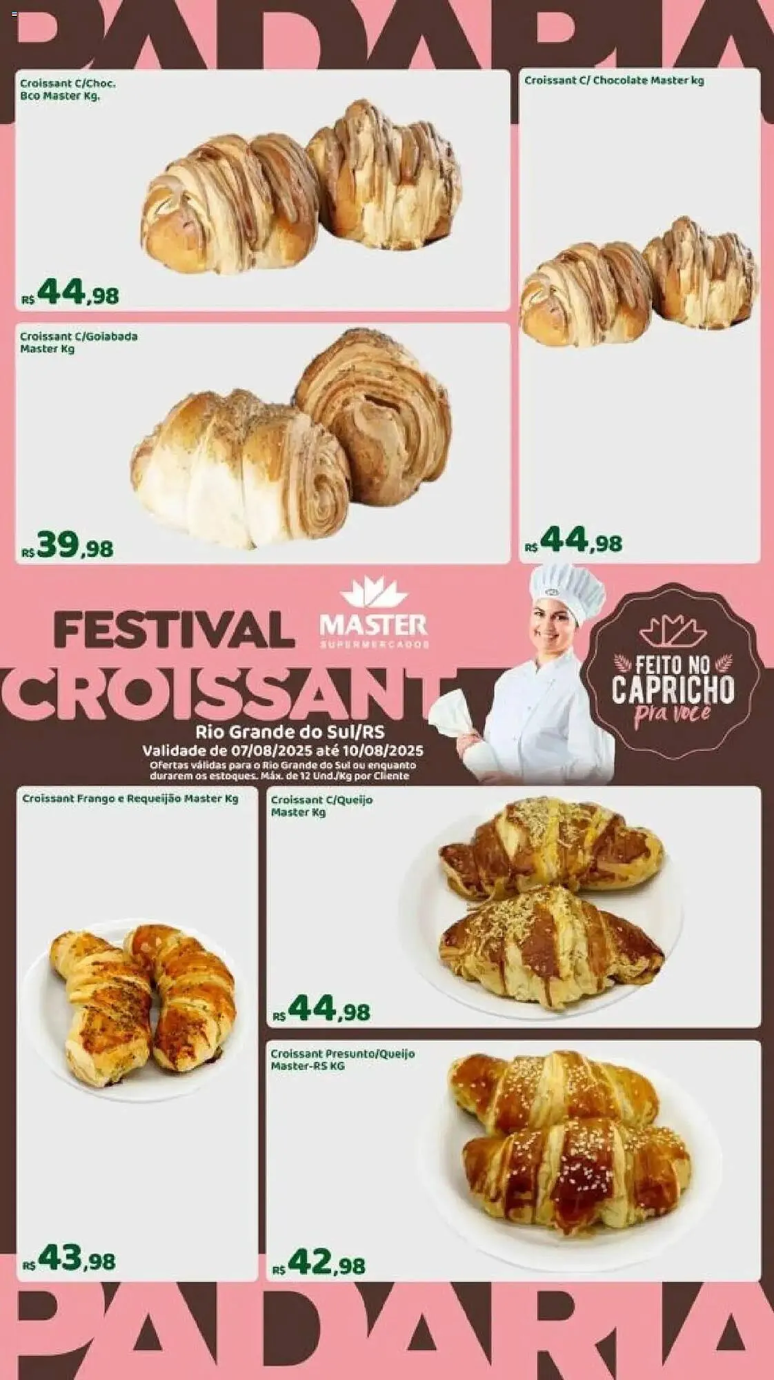 Encarte de Catálogo Master Supermercados 7 de agosto até 10 de agosto 2025 - Pagina 1