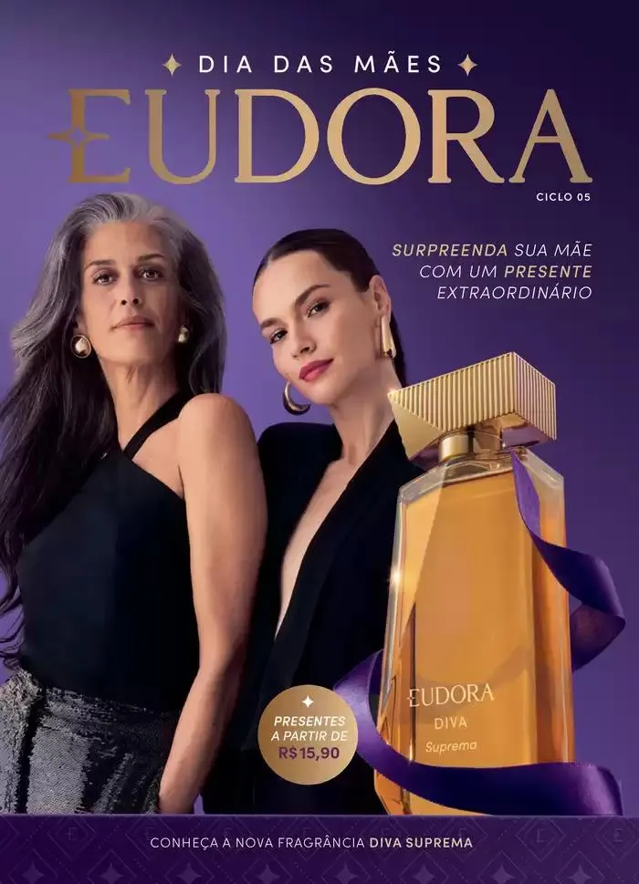 Encarte de Eudora Ciclo 05 12 de março até 12 de abril 2025 - Pagina 1