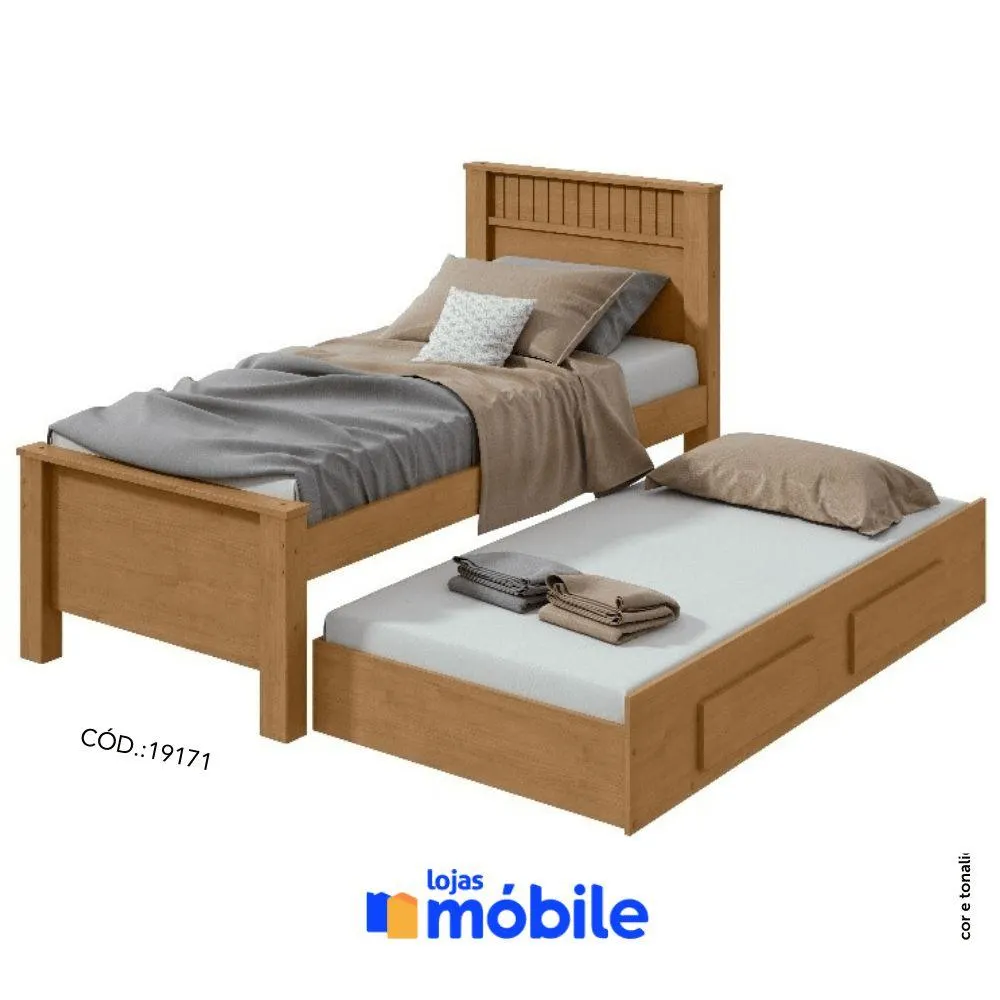 Cama Auxiliar de Solteiro 111x205cm (19717)
