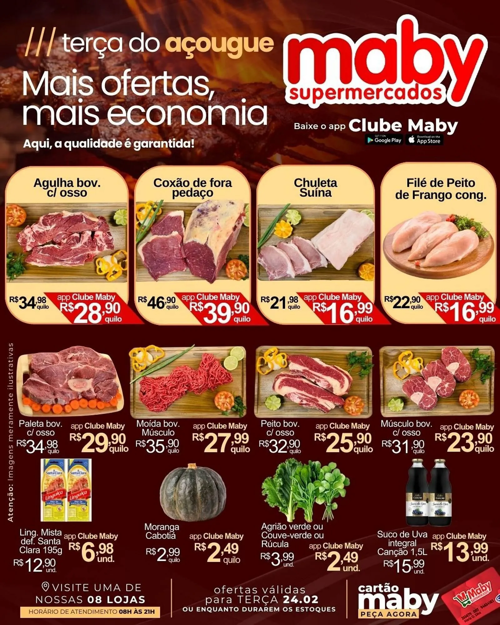 Encarte de Catálogo Maby Supermercados 23 de fevereiro até 24 de fevereiro 2026 - Pagina 1