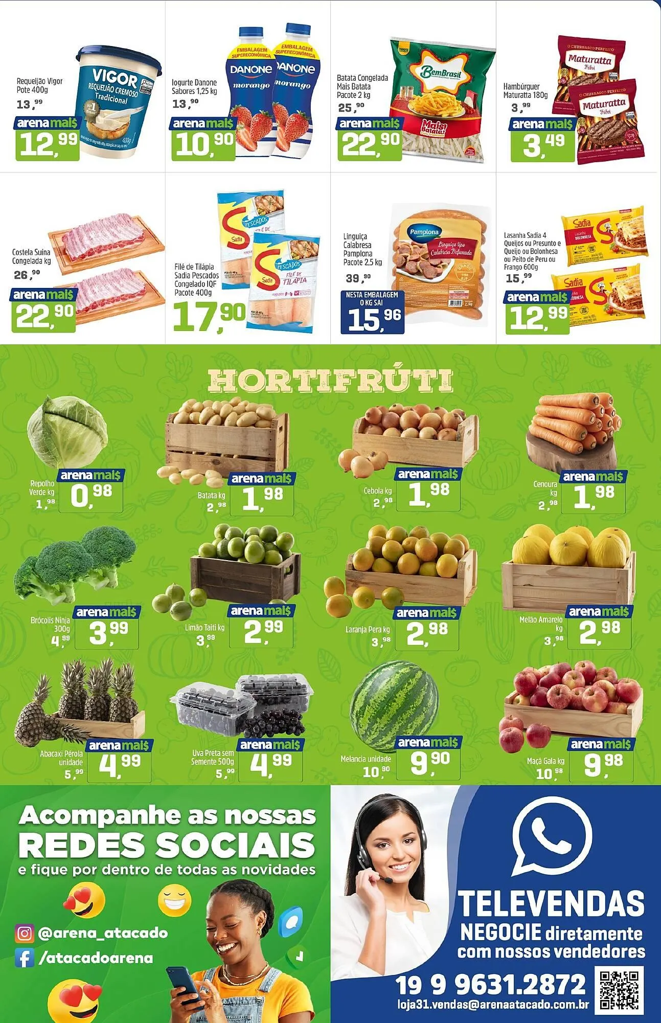 Encarte de Catálogo Arena Atacado 4 de julho até 6 de julho 2025 - Pagina 3