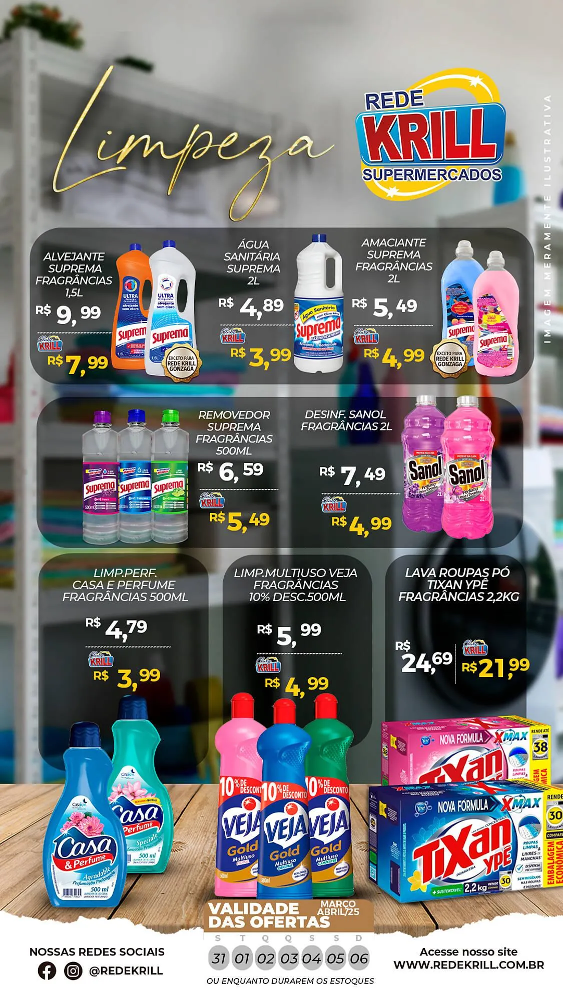 Encarte de Catálogo Rede Krill 31 de março até 6 de abril 2025 - Pagina 3