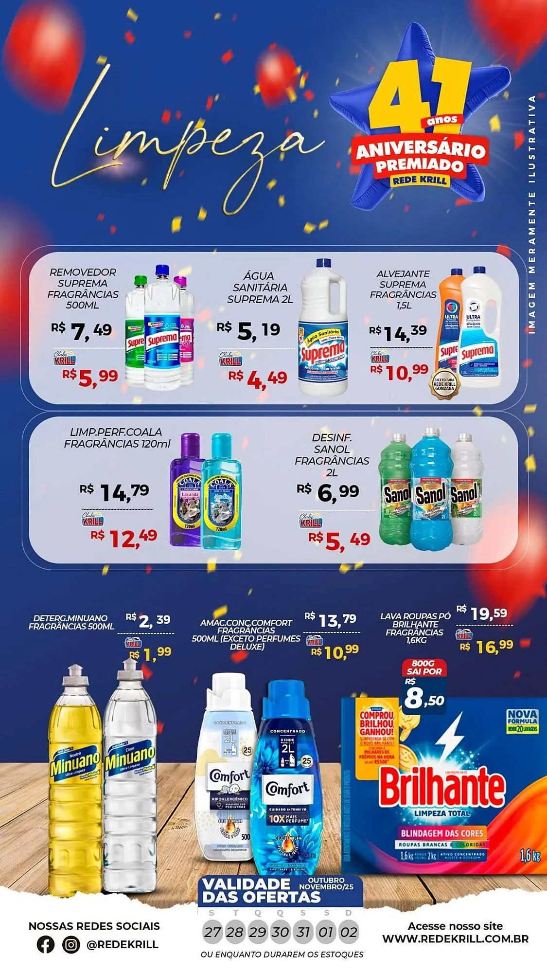 Encarte de Folheto Rede Krill 27 de outubro até 2 de novembro 2025 - Pagina 5