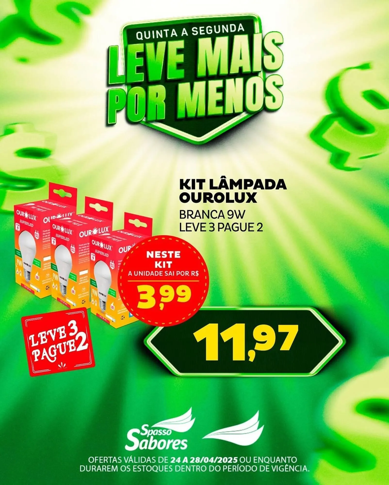 Encarte de Catálogo Spasso Sabores 24 de abril até 28 de abril 2025 - Pagina 5