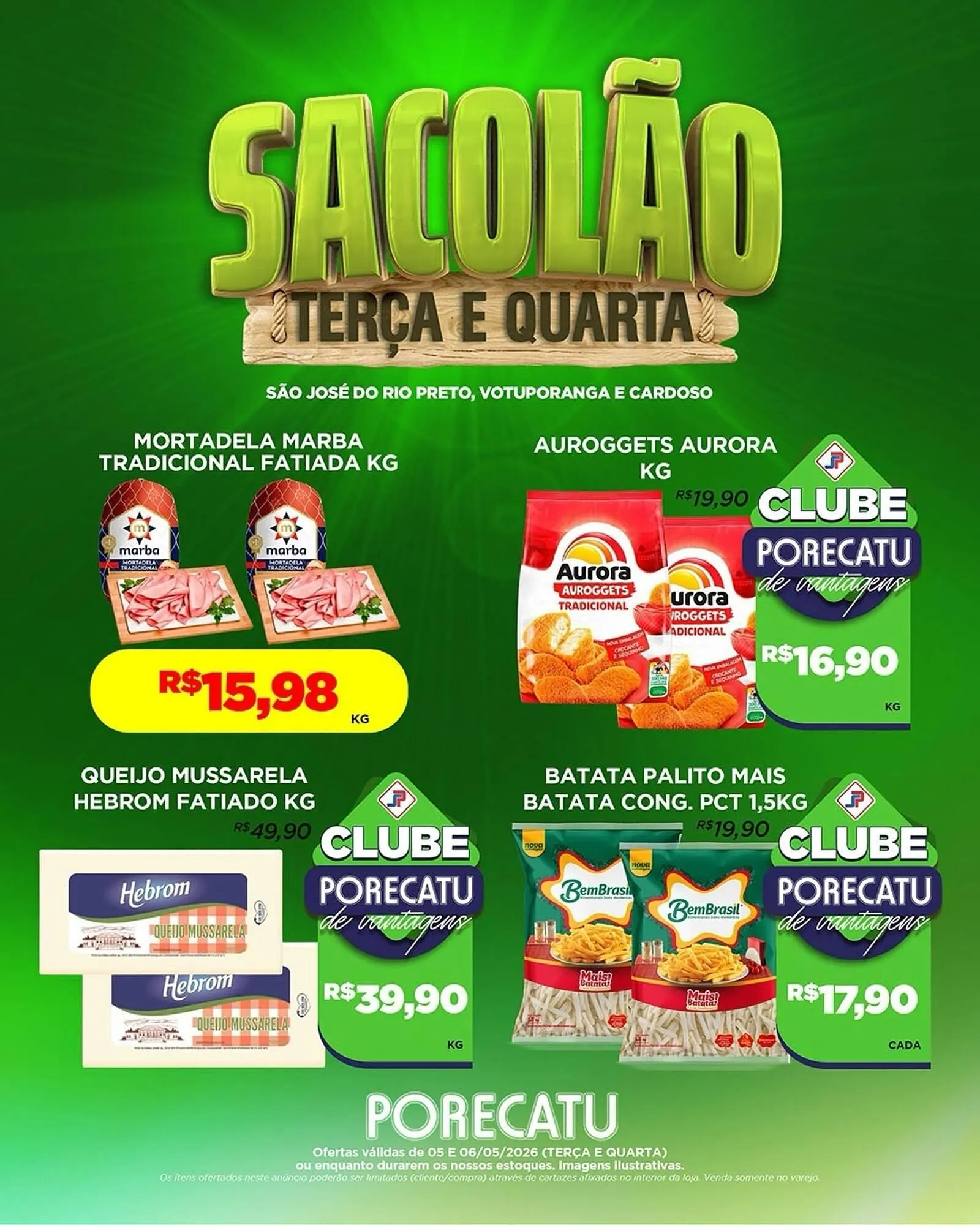 Encarte de Catálogo Supermercado Porecatu 5 de maio até 6 de maio 2026 - Pagina 9