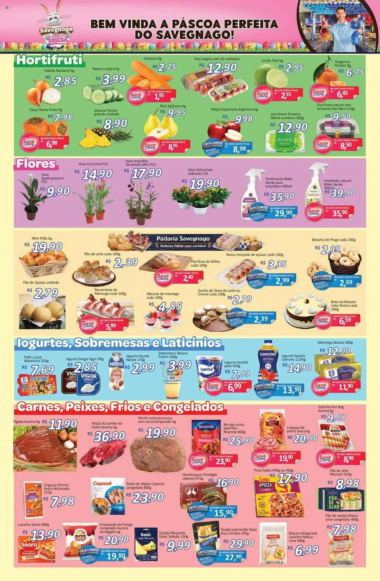 Encarte de Catálogo Supermercados Savegnago 10 de abril até 13 de abril 2025 - Pagina 2