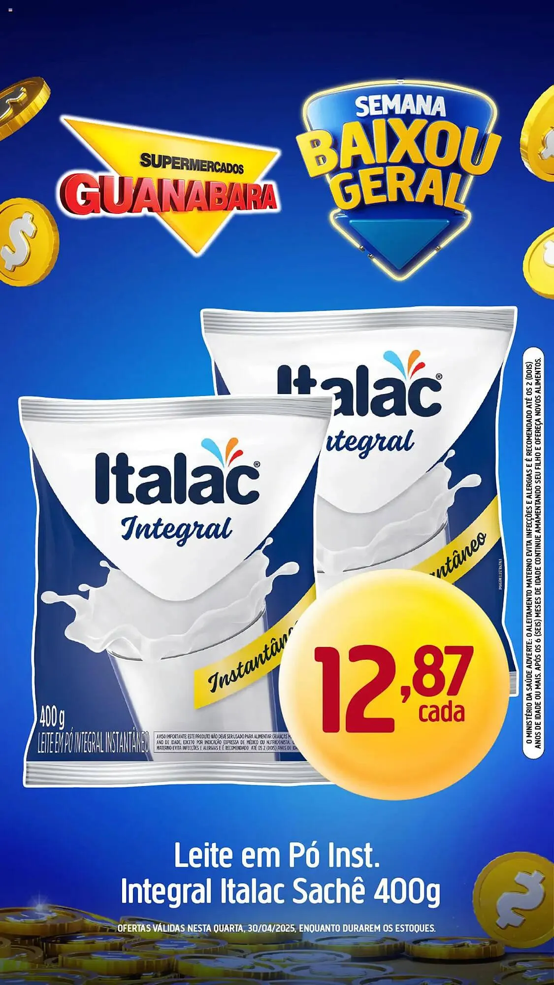 Encarte de Catálogo Supermercados Guanabara 30 de abril até 30 de abril 2025 - Pagina 7