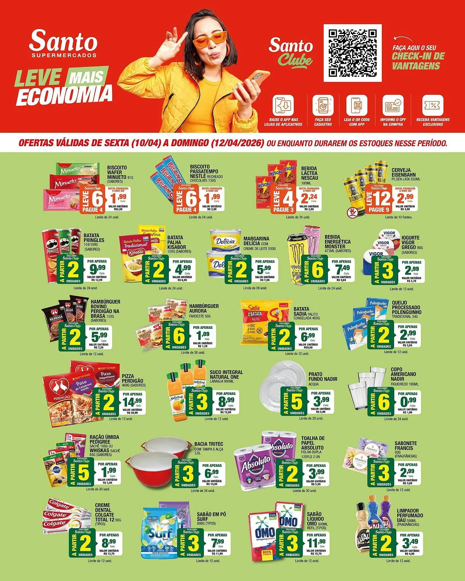 Encarte de Catálogo Santo Supermercados 8 de abril até 14 de abril 2026 - Pagina 2