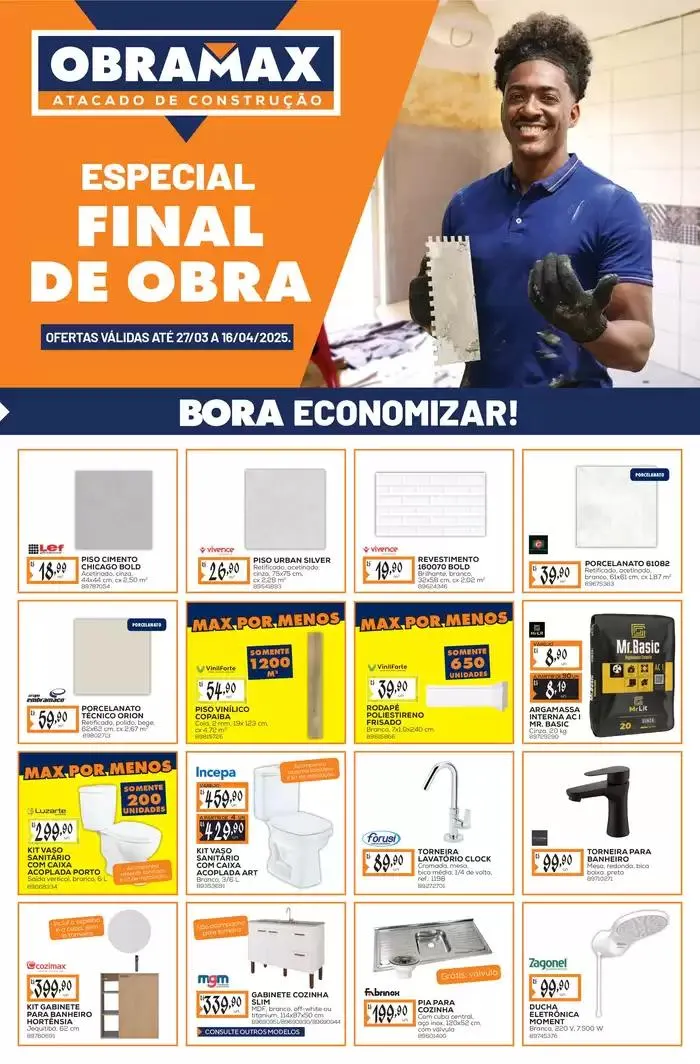 Promoções especiais em andamento - 1