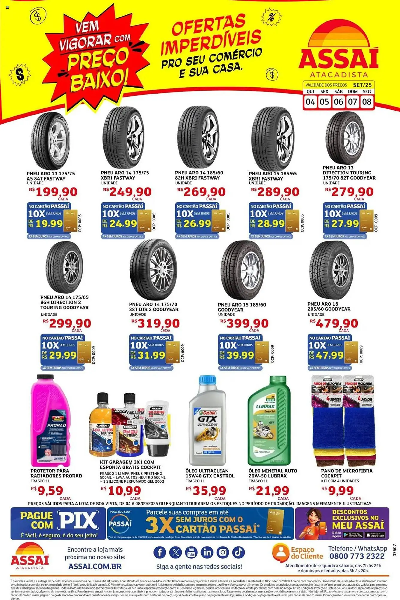 Encarte de Encarte Assaí Atacadista 4 de setembro até 9 de setembro 2025 - Pagina 1