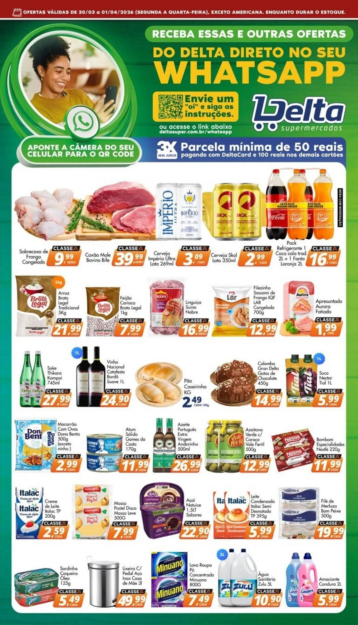 Encarte de Catálogo Delta Supermercados 30 de março até 1 de abril 2026 - Pagina 1
