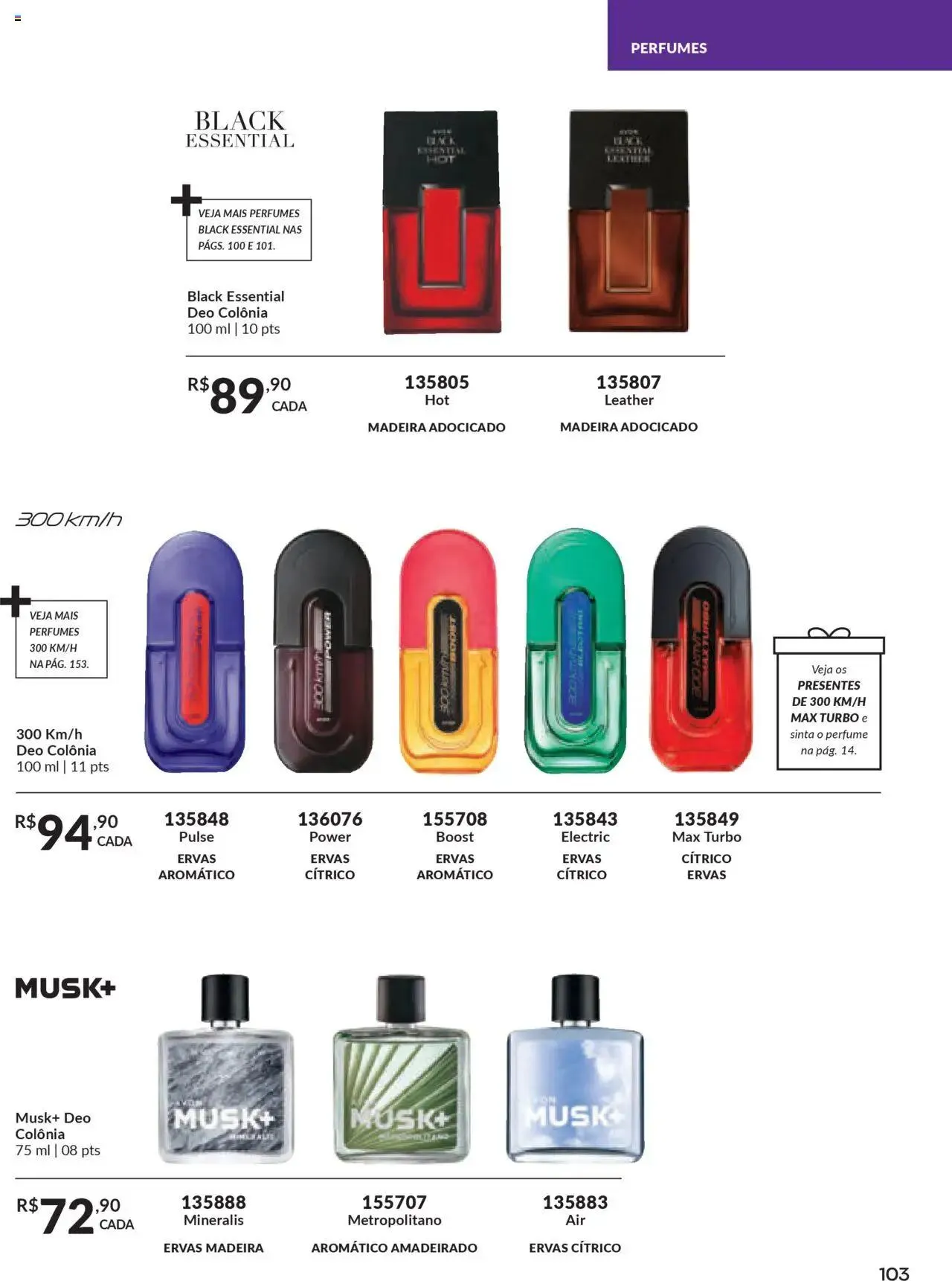 Encarte de Avon - Campanha 07 3 de abril até 1 de maio 2025 - Pagina 103