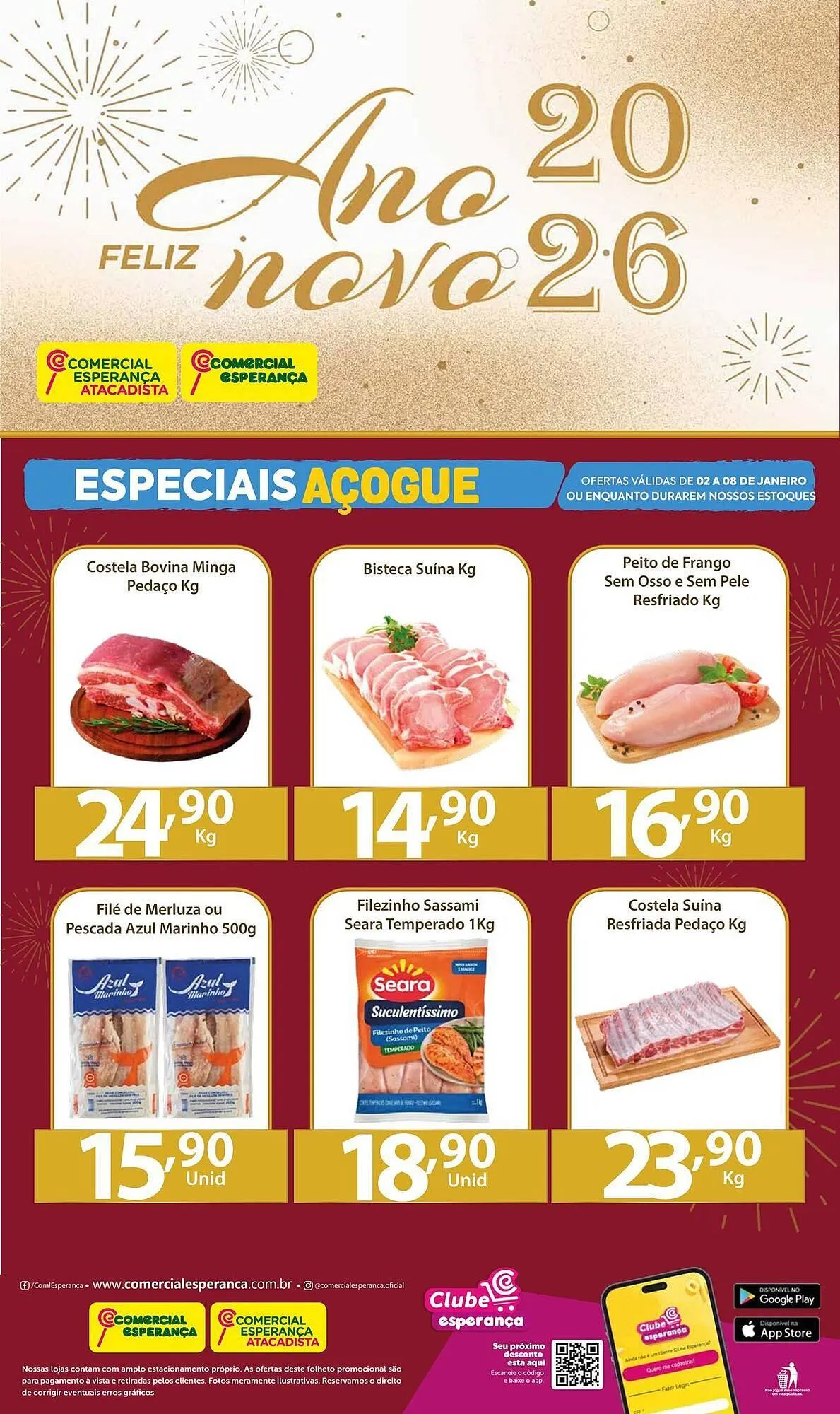 Encarte de Folheto Comercial Esperança 2 de janeiro até 8 de janeiro 2026 - Pagina 1