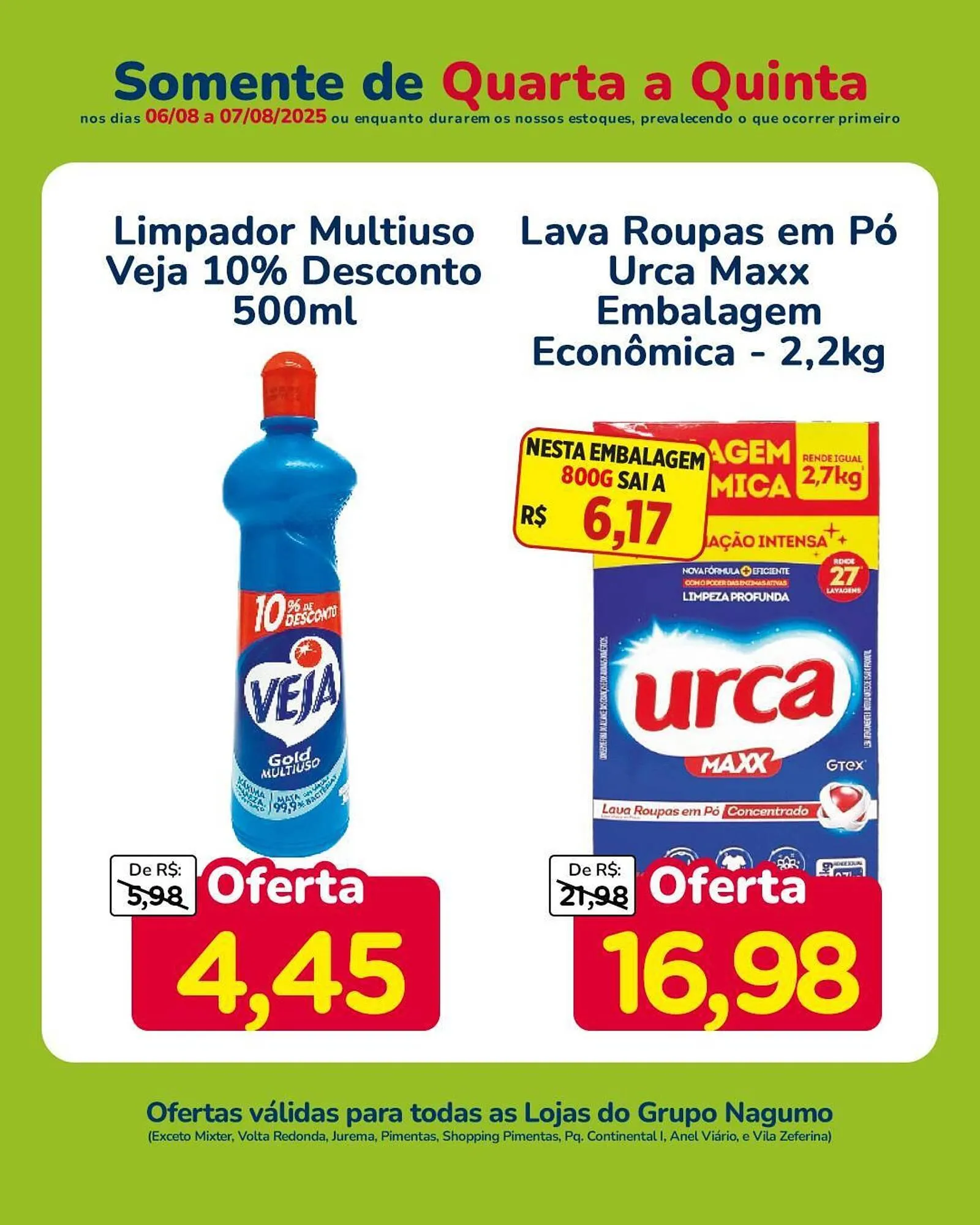 Encarte de Catálogo Nagumo 6 de agosto até 7 de agosto 2025 - Pagina 4