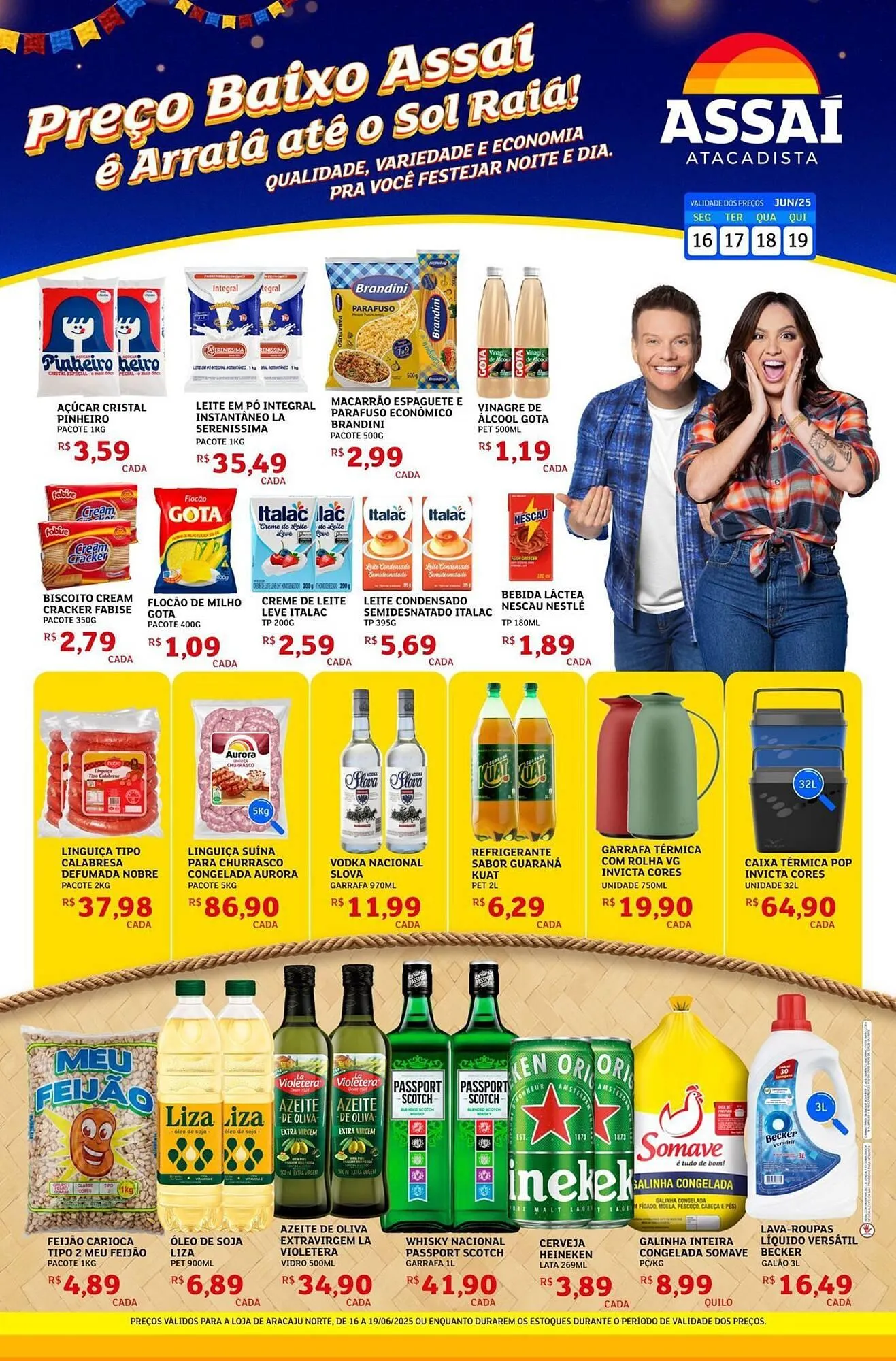 Encarte de Catálogo Assaí Atacadista 16 de junho até 19 de junho 2025 - Pagina 1