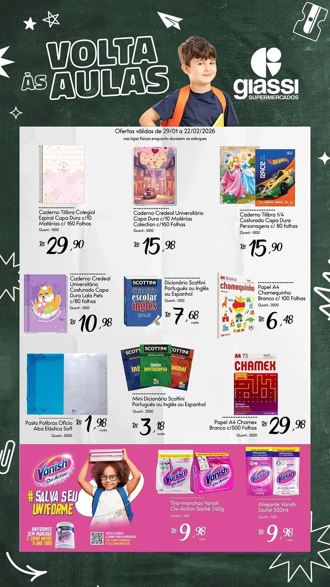 Encarte de Encarte Giassi Supermercados 29 de janeiro até 22 de fevereiro 2026 - Pagina 2