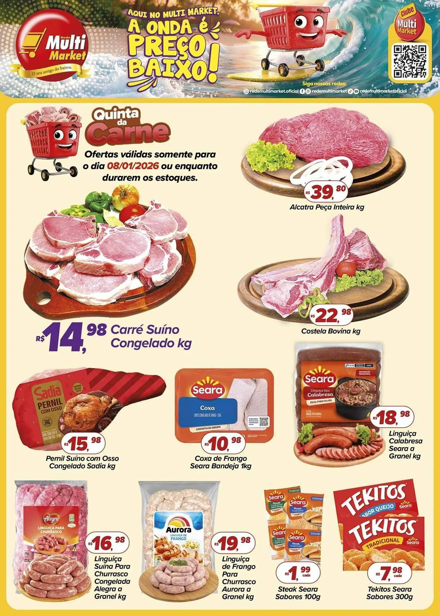 Encarte de Encarte Rede Multi Market 8 de janeiro até 8 de janeiro 2026 - Pagina 1