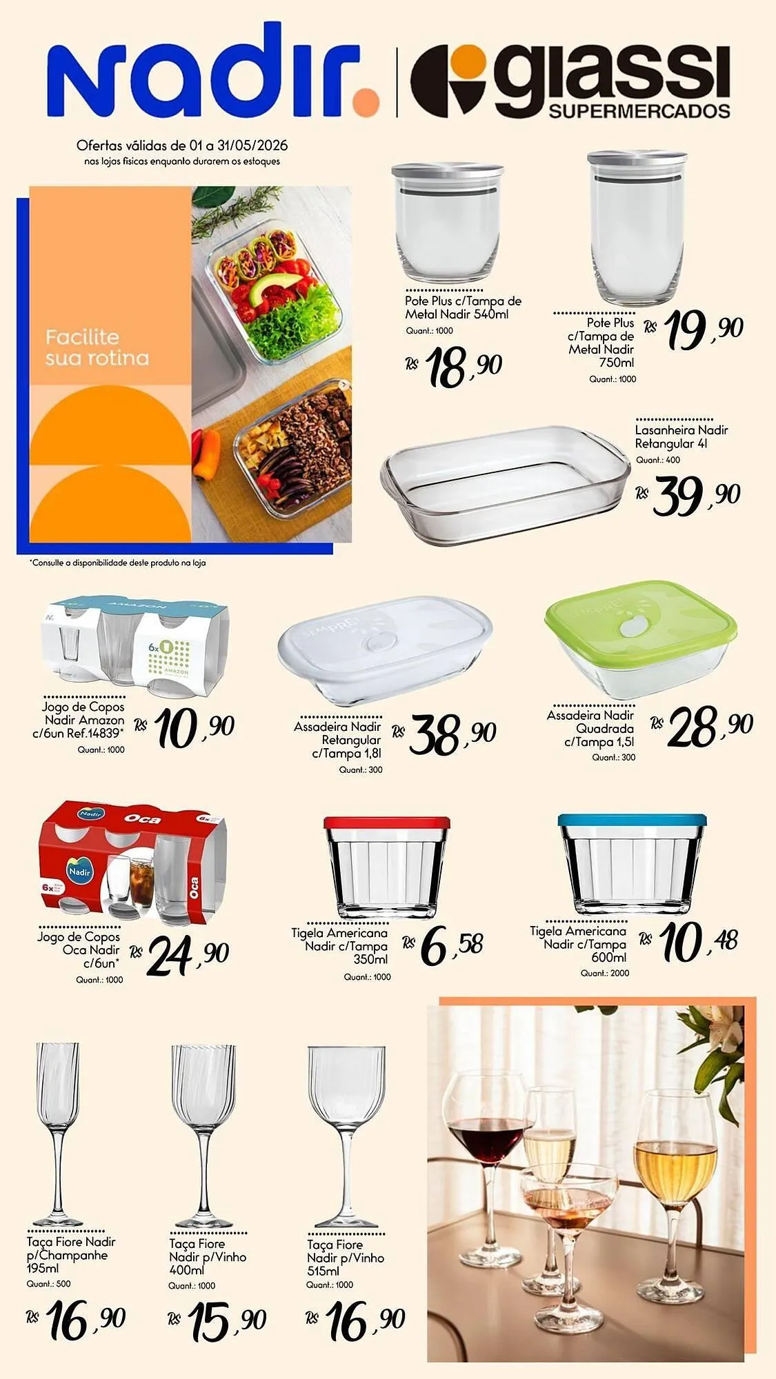 Encarte de Encarte Giassi Supermercados 1 de maio até 31 de maio 2026 - Pagina 1