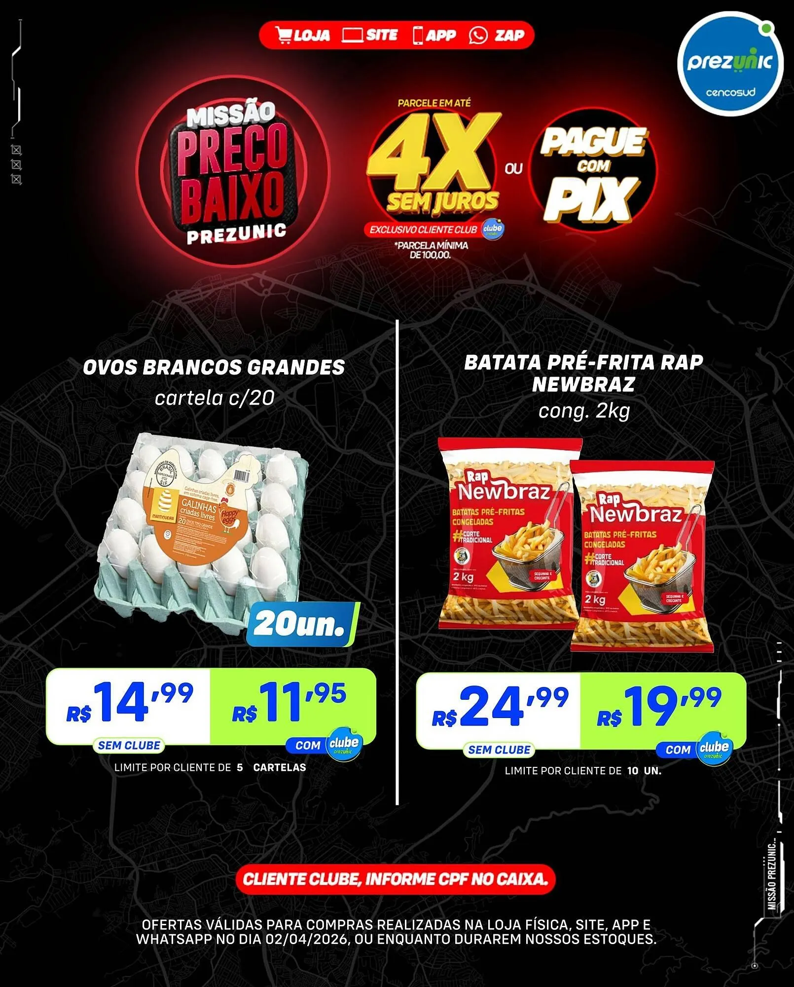 Encarte de Encarte Prezunic 2 de abril até 2 de abril 2026 - Pagina 3