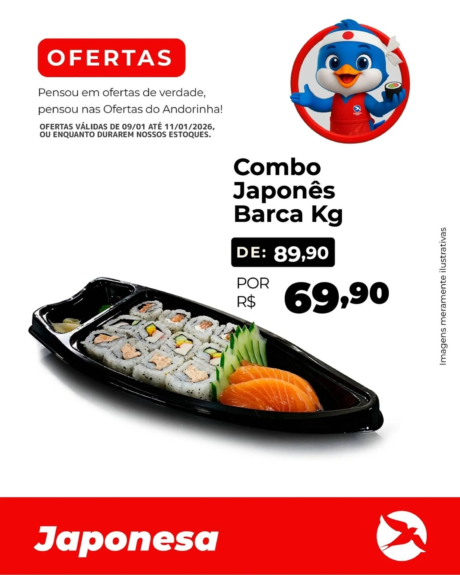Encarte de Folheto Andorinha Hipermercado 9 de janeiro até 11 de janeiro 2026 - Pagina 1