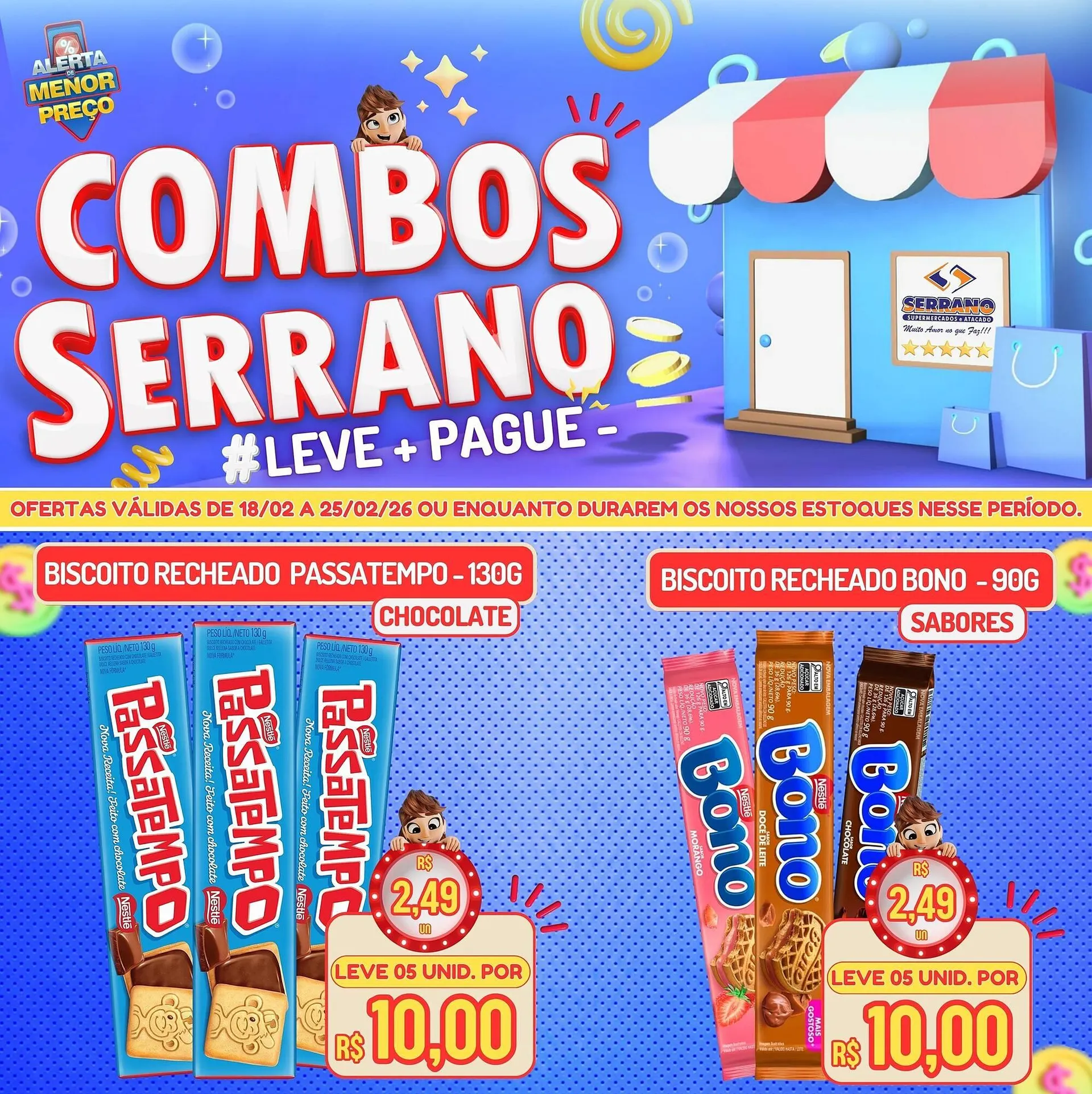 Encarte de Catálogo Serrano Supermercado 18 de fevereiro até 25 de fevereiro 2026 - Pagina 2