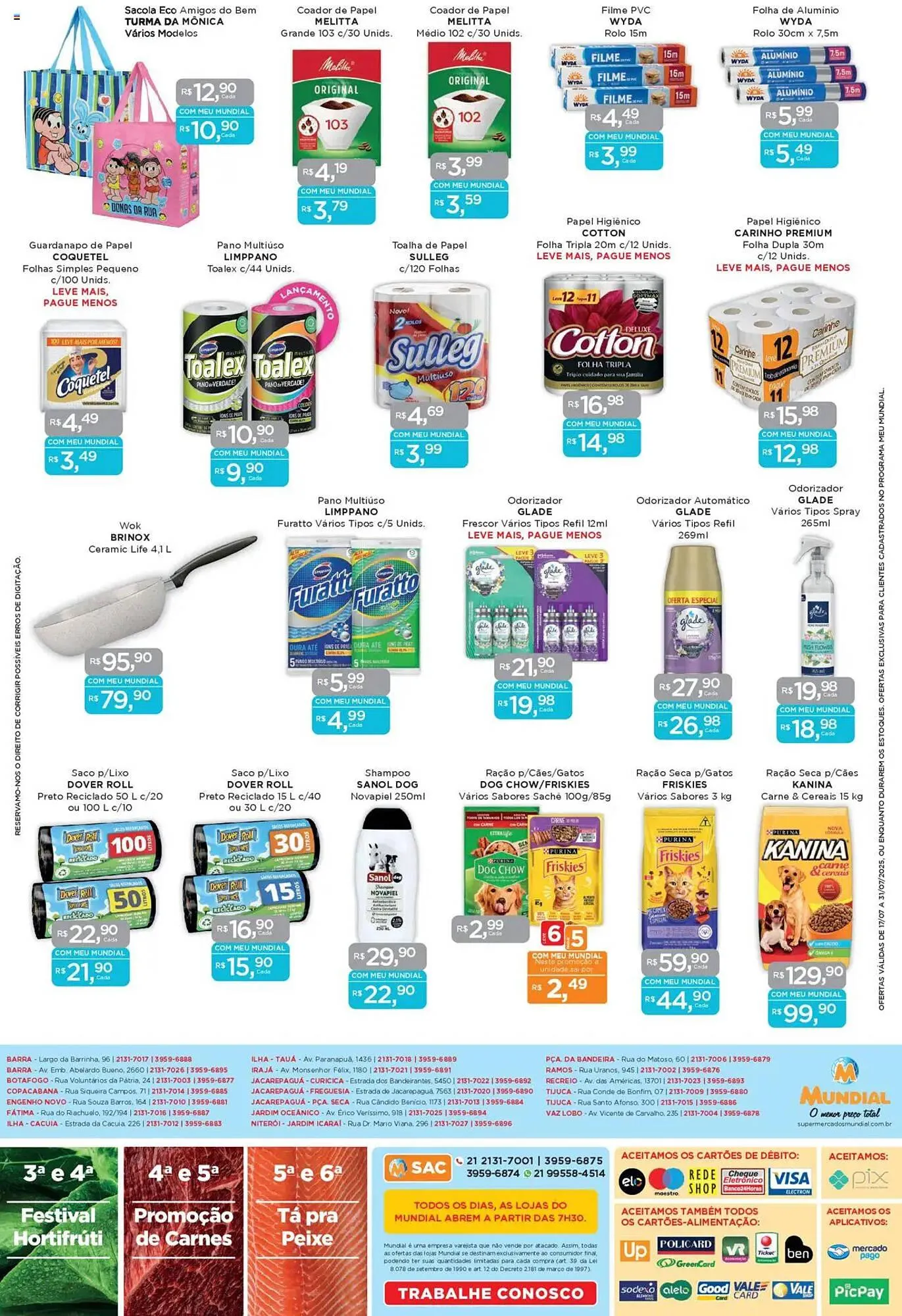 Encarte de Catálogo Supermercados Mundial 17 de julho até 31 de julho 2025 - Pagina 12