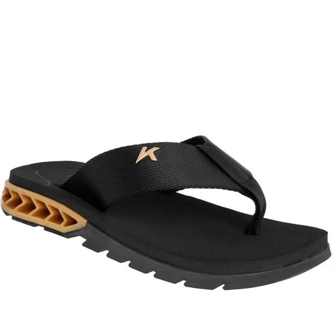 Chinelo Kenner Rakka Tecido Preto