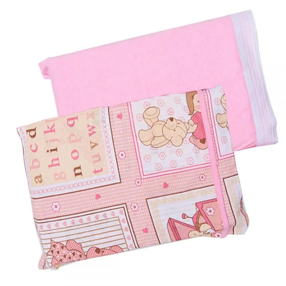 Jogo De Fronhas Para Berço 2 Pçs Havan Baby - Amore Rosa