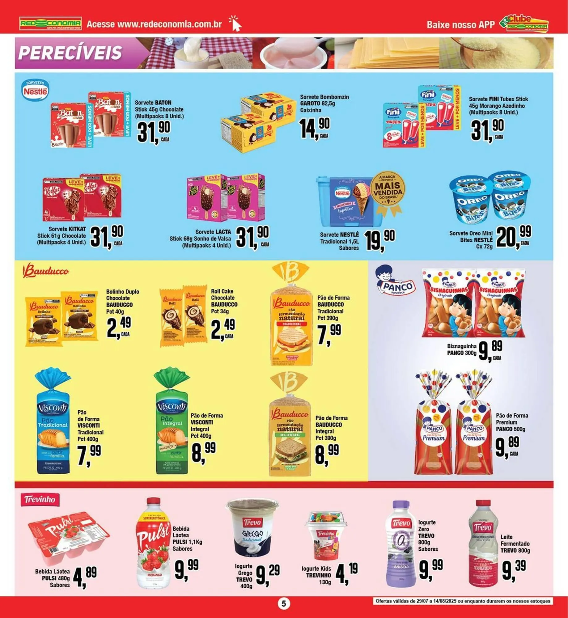 Encarte de Catálogo Rede Economia 8 de agosto até 10 de agosto 2025 - Pagina 5