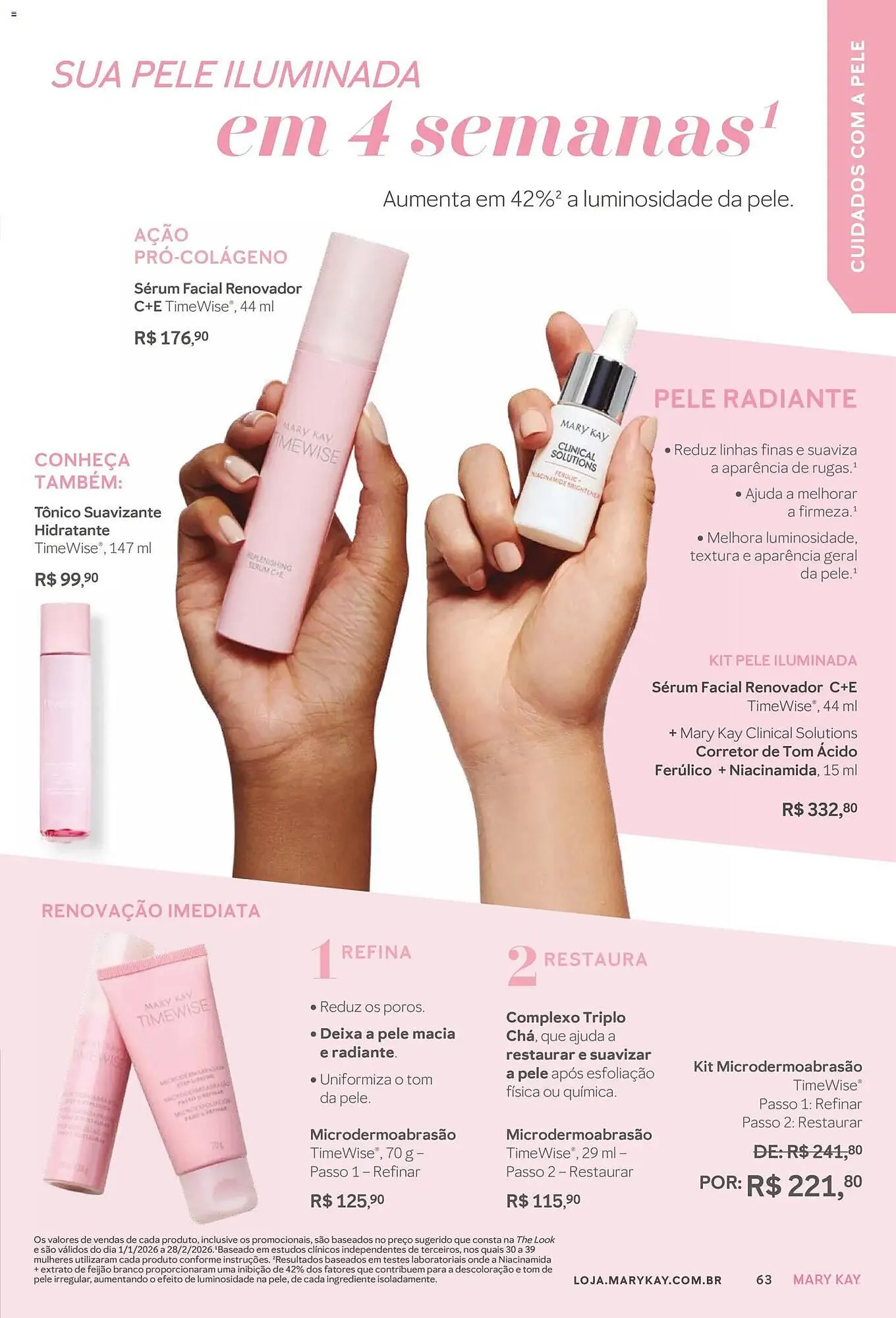 Encarte de Revista Mary Kay 1 de janeiro até 1 de março 2026 - Pagina 63