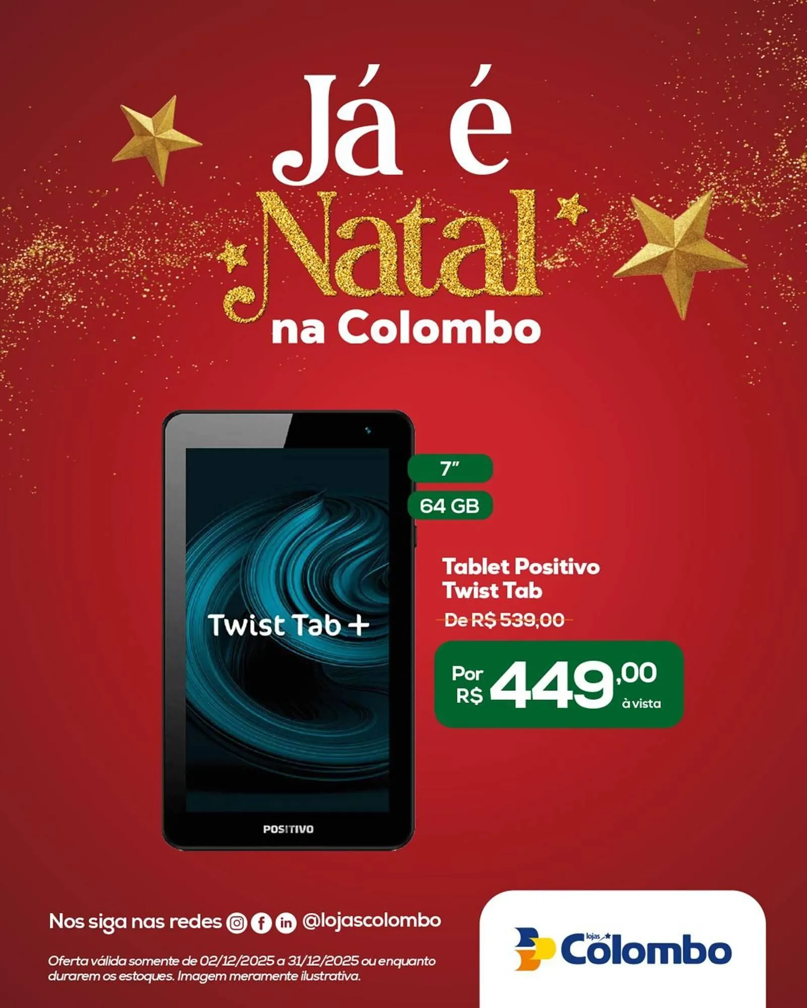 Encarte de Folheto Lojas Colombo 2 de dezembro até 31 de dezembro 2025 - Pagina 9